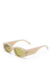 Le Specs Mermaiden Oval Sunglasses, 52mm