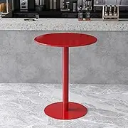 Round Bar Table Coffee Height Counter Pub Tables, Bistro Cocktail Table for Home, Office, Dining Room and Kitchen Desk, Indoor Outdoor Side/end Table