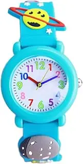 [OATIPHO] 1pc Watch PC (imported) Quartz Movement Sky-blue