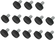 SEWACC 32Pcs Adjustable Furniture Leg Levelers with Screw Table Glides for Home and Office Floor Protector Pads for Chairs Desks Shelves Kitchen Cabinets Easy Installation