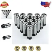 Fractional 15 Piece 5C Collet Set - T.I.R. 0.0005" for Accurate Machining