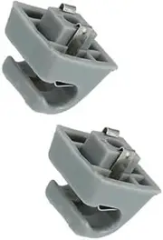 Yurefax Car Sun Visor Hook Clip, Sun Visor Hook Clip Bracket Retainer, for Mercedes-Benz, ABS, Gray, 2 Pcs Car Sun Visor Clip