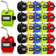 25 Pcs Hand Held Tally Counter 4 Digit Mechanical Palm Click Counter Handheld...