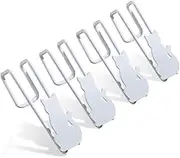 4 Pcs Over Door Hooks, Cute Cat Door Back Hook, Punch Free Cupboard Rear Hanger, Bedroom Kitchen Office Wardrobe Wall Hanger for Towels, Clothes, Coats, Robes, Bags,Keys.