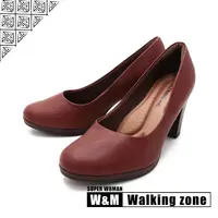 在飛比找PChome24h購物優惠-WALKING ZONE SUPER WOMAN系列 圓頭素