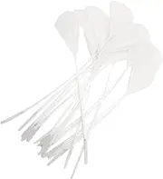 Gogogmee 100pcs Simulation Feathers Party Decoration Feathers Crafts DIY Craft Supplies Feathers for DIY Craft White Manual