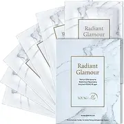 YoungMe Radiant Glamour Korean Sheet Mask with PDRN and CICA | Rejuvenating and Brightening Face Mask for Dry, Sensitive or Mature Skin | 6 Pack Facial Masks