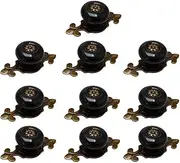 Ceramic Knob,Cabinet,Furniture Pull Handles,Door Pull,Drawer Pull Handle,10pcs Ceramic Knobs Vintage Knob Drawer Pull Handle Furniture Door Cabinet Cupboard Wardrobe Dresser Decorative Black