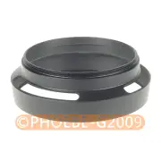 Metal Black Vented Lens Hood for Canon Olympus Leica M Contax Fujifilm Sony