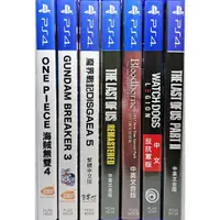 在飛比找蝦皮購物優惠-PS4遊戲片中文版 PS5可玩海賊無雙43最後生還者21鋼彈