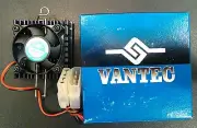 New VANTEC CPU COOLER BALL BEARING FAN black 53x53x25.3 mm computer Heat sink