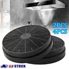2/4x Rangehood Carbon/Charcoal Filter For Omega Smeg Viali Bellini AXFC1 ATCF110