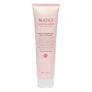 Rosewater Gentle Cream-Gel Face Cleanser by Natio for Women - 3.3 oz Cleanser