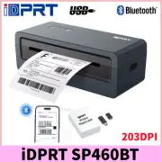 iDPRT SP460BT 203DPI Bluetooth USB Thermal Label Shipping Label Printer Mini
