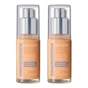 Revlon Illuminance Skin-Caring Foundation 30ml 305 MEDIUM SAND - 2 pack