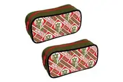 2x Stranger Things The Upside Down Shaped Themed stationery Pencil Case Set