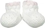[Jefferies Socks] Baby-Girls Newborn Pointelle Bubble Bootie