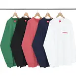 SUPREME  WOVEN TAPE L/S POCKET TEE  SIZE:L