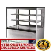 Atosa Upright Square Cake Showcase Display Fridge 1200mm DF127F
