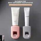 Wall Mount Toothpaste Dispenser Toothbrush Holder Lazy Toothpaste Squeezer