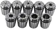 Fafeicy 9pcs ER 32 Spring Collet Set ER 32 Collet Chuck for Engraving Machine Milling Lathe Tools