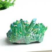 100% Natural Quartz Cluster Electroplated Raw Crystals Reiki Mineral Ore 30-60g
