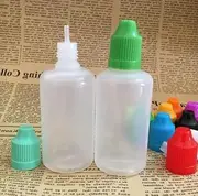 The Flavour Baron 50Ml Plastic Dropper Bottles, Pack Of 10, Multi-Colour Squeezable Eye Dropper Dispenser Bottles