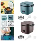 1.2L Rice Cooker Portable Personal Rice Maker with Steamer and Spoon Electric