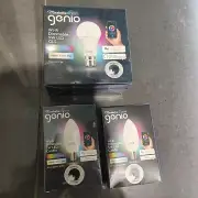 Mirabella GENIO Wi-Fi Dimmable 5W LED Candle Colour Changing Google 3 Pieces