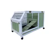 YES4PETS Rabbit Hutch Cat House Cage Guinea Pig Ferret Cage