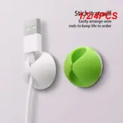 1/2/4PCS Cable Organizer Wire Winder Earphone Holder Cord Clip Office Desktop Ph