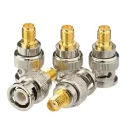 10-Pack SMA Female to BNC Male Connector Adapter for Two Way Ham Amateur Radio