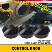 2005-2011 For Toyota Tacoma Control Knob of 3PCS Heater A/C HVAC Temperature Fan (for: Toyota)