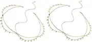 [HONMEET] Elegant Hair Chain Set Sequins Headband for Women Ethnic Style Hair Decor for Hair