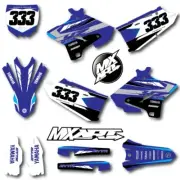 Custom Graphics, decal kit for Yamaha YZ 125 2015-2021 TORNADO style sticker kit