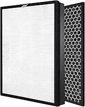 FY3433 FY3432 HEPA Filter Compatible with Philips Air Purifier AC3252 AC3254 AC3256 AC3259 AC3258 AC3260 Replace The Activated Carbon Filter Element(HEPA Filter + Activated Carbon Filter)