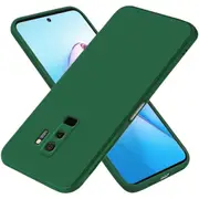 MCC For Samsung Galaxy S9+ Plus Soft Liquid Silicone Shockproof Case Cover G965 [Dark Green]