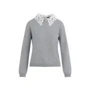 [Fabiana Filippi] Fabiana Filippi-Grey Virgin Wool Pullover-Donna 40 IT