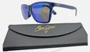 NEW MAUI JIM Cruzem B864-03 Sunglasses Polarized Blue Translucent- Mirror Lens
