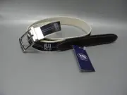 YRI MISSION HILLS COUNTRY CLUB LOGO MEN'S RIBBON BELT CANVAS/LEATHER NEW