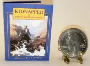 1:6 SCALE MINIATURE BOOK KIDNAPPED ILLUSTRATED N. C. WYETH PLAYSCALE