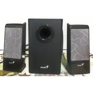 Genius SW-J 2.1 500 重低音木質音箱 2.1聲道立體聲喇叭