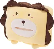 X AUTOHAUX Car Tissue Holder Car Tissue Box Organizer Plush 11x16x6cm Yellow 1 Pc