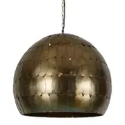 Pangolin Ceiling Pendant Light W600mm Pewter Metal - ZAF11192