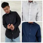 【NEW START精品服飾-員林】TOMMY HILFIGER 素面牛津襯衫 長袖襯衫 素面襯衫