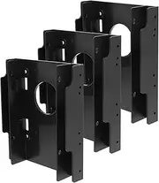 Angoily Ssd to HDD Mounting Bracket 3pcs 2.5-inch to 3.5-inch Drive Bay Converter Heat Dissipation Bracket for Computer System