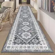 HEBE RUGS Runner Rug, Non-Slip Washable Boho Rug Runner for Hallway, Vintage ...