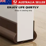 Door Draft Stopper Soundproof Bottom Weather Stripping Seal Strips Under Door