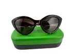 Kate Spade New York Hello Sunshine Womens Cat Eye Sunglasses Tortoise Frame With