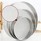 High Quality Flour Sifter Round Silver Storage Baking Colanders Dining